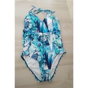 Apt.9 Milana Size Size Medium (8-10) Halter neck Piece Swimsuit Multicolor New